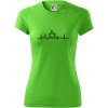 EKG hrnček kávy - Dámske Fantasy športové (dresovina) - S ( Apple Green )