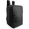 Zellia Hz-104 čierny Vizz Air Ryanair ruksak do príručnej batožiny prešívaný - vodoodpudivý 40 X 25 X 20 Cm