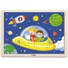 Viga Drevené puzzle Cesta do vesmíru 16 ks