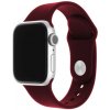 Set silikónových remienkov FIXED Silicone Strap pre Apple Watch 38/40/41/42 mm, vínovo červený