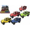 Auto Kinsmart Jeep Wrangler 2018 otvorená strecha 12 5cm kov na spätné natiahnutie výber 4 farby 1:34