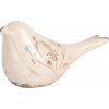 Clayre & Eef Keramická dekorácia vtáčik s kvietkami Floral Cartoon M - 22*9*12 cm - Clayre & Eef