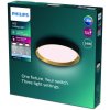 Philips 8720169301351 Stropné LED svietidlo HANNO 24W, 4000K, 2800lm, IP20, SceneSwitch, čierna/zlatá