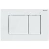 GEBERIT DELTA 30 ovládacie tlačítko dvojčinné, plast, alpská biela, 115.137.11.1