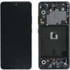 LCD Displej + Dotykové sklo + Rám + Batéria Samsung Galaxy A51 5G A516 Black Original