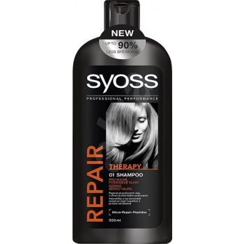 Syoss Repair Therapy šampón pre suché a poškodené vlasy 500 ml