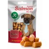JK ANIMALS sušené lososové mini kúsky pre šteňatá mini mäsová šteňacia maškrta Puppies Salmon Mini Bits Meat Snack 50 g