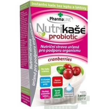 Nutrikaše probiotic cranberries 3 x 60 g