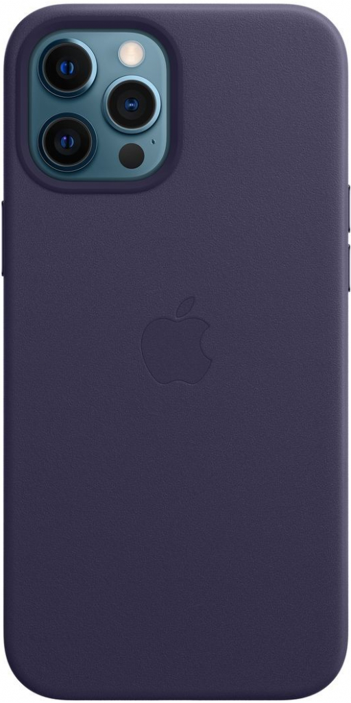 Apple iPhone 12 | 12 Pro Leather Case with MagSafe - Deep Violet MJYR3ZM/A