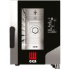 Konvektomat - parní, elektrický, 6xGN1/1, 7.8 kW, 400V, 500x930x700 mm, černý | EKA, Millennial Black Mask inox;černý