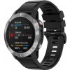 eses Športový silikónový remienok pre Garmin - Čierny, QuickFit 26 mm