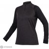 Endura Singletrack Fleece dámsky dres, čierna M