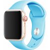 MojRemienok.sk Základný silikónový remienok pre Apple Watch 42 mm/44 mm/45 mm/46 mm/49 mm - veľkosť M/L Farba: pastelovo modrá