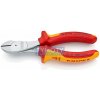 KNIPEX 74 06 160 Silové bočné štiepacie kliešte, izol. viacsl.návleky, certif.VDE, chrómované 160 mm