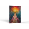 Abstrakt Spektrálna pyramída | Obraz na dreve Rozmery: 70x105