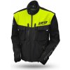 UFO TAIGA enduro bunda s odnímateľnými rukávmi, chráničmi chrbta a lakťov, neónová FLUO L