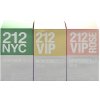 Carolina Herrera 20 ml EDT 212 + 20 ml EDP 212 Vip + 20 ml EDP 212 Vip Rose darčeková sada