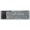 Set čiernych stredne tvrdých umeleckých tuh Nero Cretacolor 6 ks