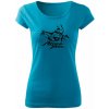 T-ričko Honda Africa Twin CRF1000L dámske tričko Farba trička: Tyrkysová, Veľkosť: XS