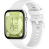 PROTEMIO 109763 SILICONE Vymeniteľný remienok pre Huawei Watch Fit 4 / Fit 4 Pro biely