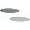 Stelton A/S Stelton Emma tanier, sada 2 ks, tanier na večeru, tanier na raňajky, sivý, 22 cm, X2191
