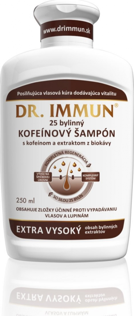 Dr. Immun Kofeínový šampón 25 bylinný 250 ml