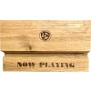 Music Box Designs Groove Stolový stojan na LP platne Natural