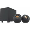 Creative PEBBLE PLUS stolné 2.1 reproduktory so subwooferom a USB napájaním, čierne 51MF0480AA000
