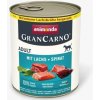 Animonda GRANCARNO dog adult bravčové, losos, špenát konzerva 6x 800 g