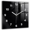 Nástenné hodiny Wallfluent čierne 30cm