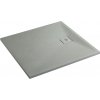 Erga Hyper, SMC sprchová vanička 140x80x2,6 cm + sifón, šedá matná, ERG-V06-SMC-8014S-GR