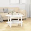Konferenčný stolík biely 80x45x45 cm borovicový masív