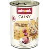 ANM ANIMONDA Carny Adult Beef, chicken and duck hearts - mokré krmivo pre mačky - 400g