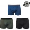 Sensor Merino Air 3-pack pánske trenky Čierna/tm.modrá/olive - S