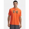 Under Armour Pánske tričko UA M TECH PRINT FILL SS Oranžová 3XL