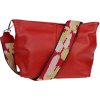 NovaKabelka.sk Batilda Rosso s prídavným popruhom VI kožená talianska crossbody kabelka červená