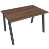 Hobis Pracovný stôl UNI A, 120x75,5x80 cm, orech/čierna