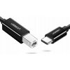 Ugreen US241 CB USB 2.0 pre tlačiareň, 2m, černý