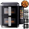 DVOJITÁ VERTIKÁLNA BEZOLEJOVÁ FRITÉZA AIR FRYER 2800W 11L XXL WEBBER