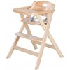 roba Foldable High Chair 2024 Natural drevená stolička na kŕmenie