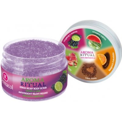 Dermacol Aroma Ritual telový peeling Hrozno s limetkou 200 g