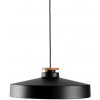 TRILUM Závesné svietidlo KILT Large,1xE27, 230VAC, D550x190mm, čierna/dub svetlý