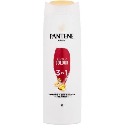 Pantene 3 in 1 Lively Colour W Šampón 360 ml