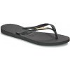 Havaianas Žabky SLIM LOGO METALLIC Čierna