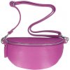 Dámska kožená ľadvinka MI163 fuchsia Made in Italy Fuchsia