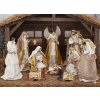 Súprava vianočných betlehemových figúrok 10 ks do 33 cm