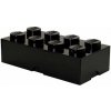LEGO® úložný box 8 25 x 50 x 18 cm čierna