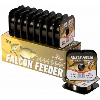 Falcon Feeder Tmavo Hnedá 100m 0,16mm 2,95kg