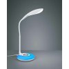 TRIO reality R52781201 Krait USB Stolová lampička 125mm RGBW-LED 1X3W/300lm 3000K Biela