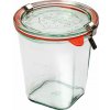 Zaváracie poháre WECK Quadro 545 ml, set 6 ks